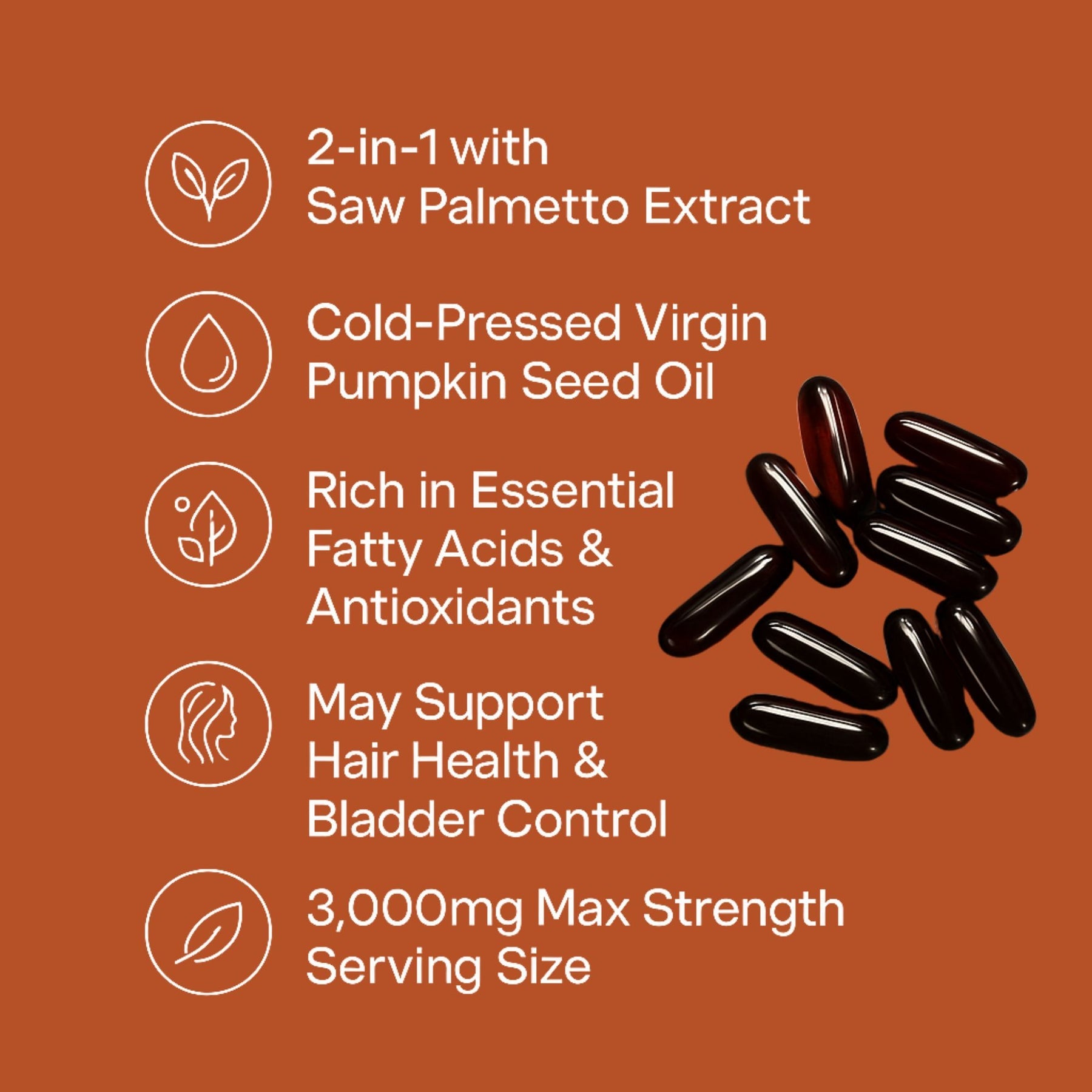 BAZAR™ Pumpkin Seed Oil Softgels