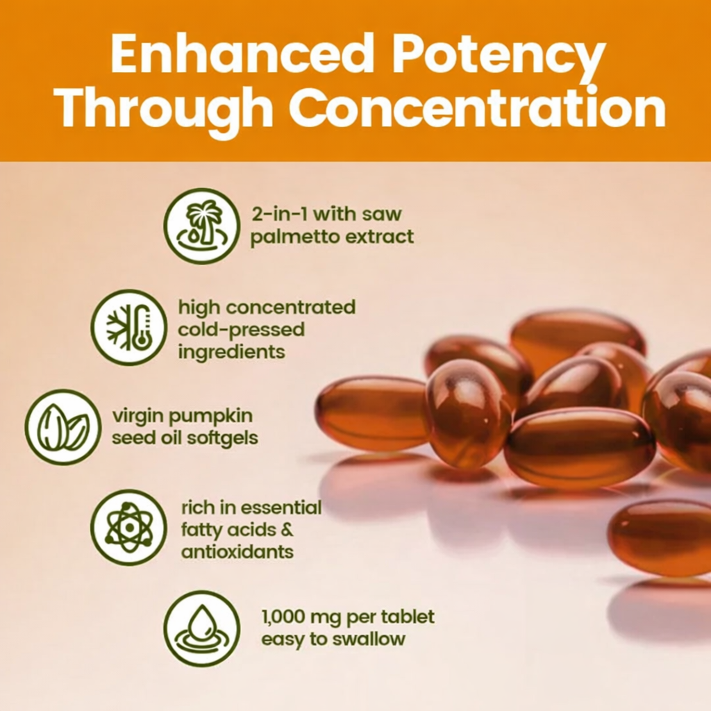 BAZAR™ Pumpkin Seed Oil Softgels